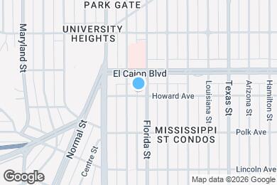 Map image of the property - 1928 Howard Ave