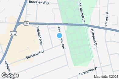 Map image of the property - 611 Greenlawn Ave
