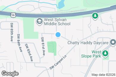 Map image of the property - 7870 SW West Slope Dr