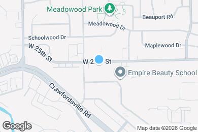 Map image of the property - 5841 W 25th St