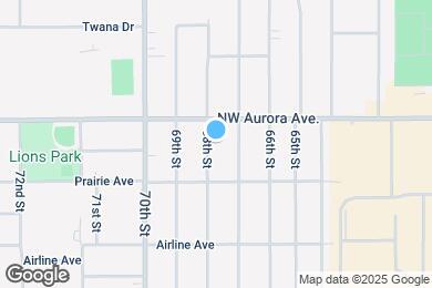 Map image of the property - 4135 68th Street