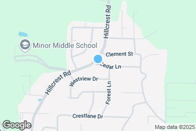 Map image of the property - 2907 Cedar Ln