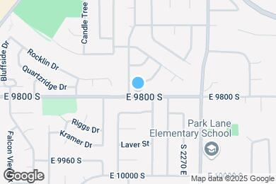 Map image of the property - 2185 E 9800 S