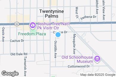 Map image of the property - 6587 Ocotillo Ave