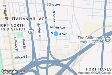 Map image of the property - 751 N 6th St