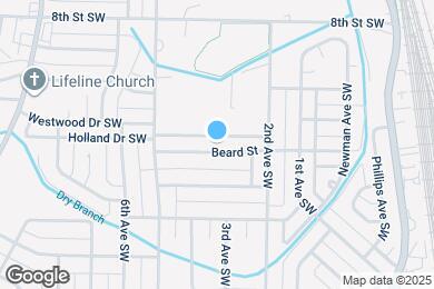 Map image of the property - 304 Beard St SW