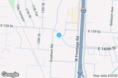 Map image of the property - 5511 E 139th Ter