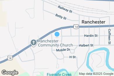 Map image of the property - 712 Hardin St