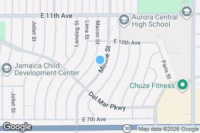 Map image of the property - 905 Moline St