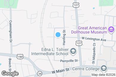 Map image of the property - 1008 W Lexington Ave