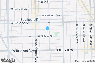 Map image of the property - 3320 N Lakewood Ave