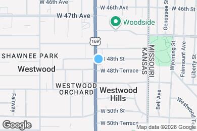 Map image of the property - 4807 Rainbow Blvd