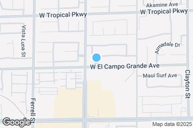 Map image of the property - 2804 W El Campo Grande Ave