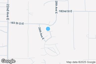 Map image of the property - 18402 28th Ave E