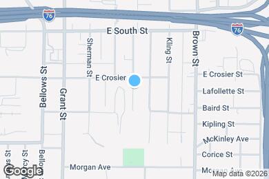 Map image of the property - 863 Berghoff St