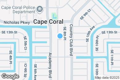 Map image of the property - 1321 SE 8th Ave