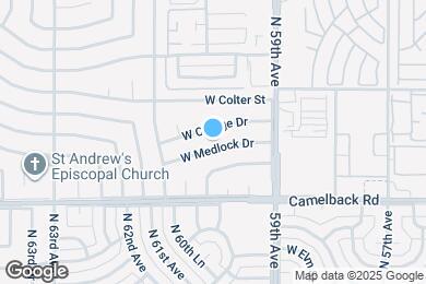 Map image of the property - 6006 W Medlock Dr