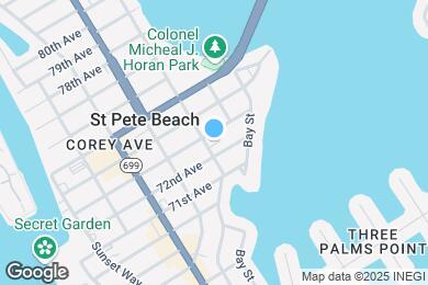 Map image of the property - 7225 Boca Ciega Dr