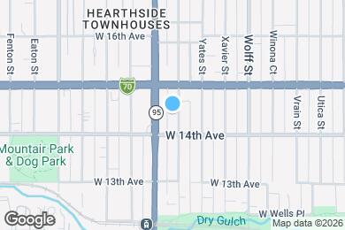 Map image of the property - 1435 Zenobia St