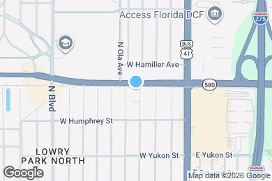 Map image of the property - 8924 N Highland Ave