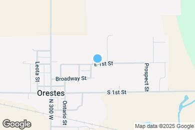 Map image of the property - 109 E 1st St