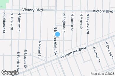 Map image of the property - 1404 N Buena Vista St