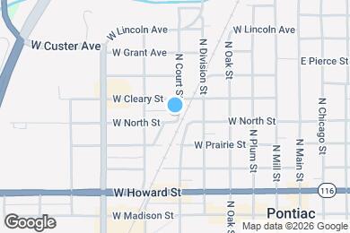 Map image of the property - 605 W North St