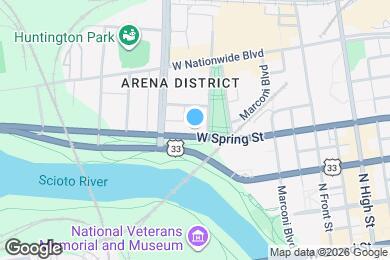 Map image of the property - 250 W Spring St