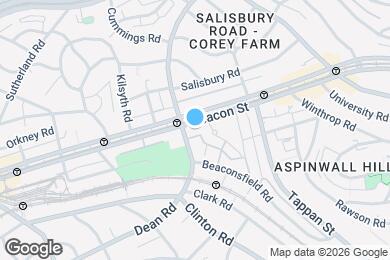 Map image of the property - 1759 Beacon St