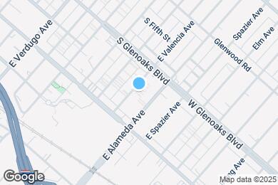 Map image of the property - 304 E Valencia Ave