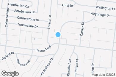 Map image of the property - 1726 St Andrews Dr