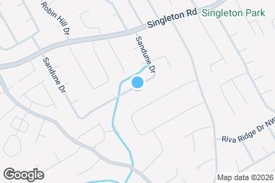 Map image of the property - 1133 Sandune Dr