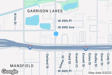 Map image of the property - 4850 Garrison St