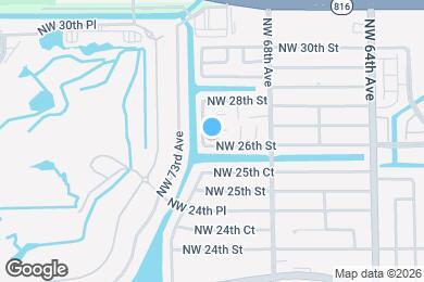 Map image of the property - 6881 NW 26th St