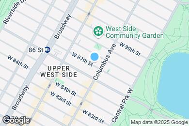 Map image of the property - 117 W 87th St