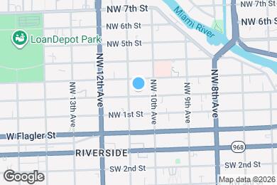 Map image of the property - 1043 NW 2nd St