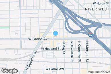 Map image of the property - 1162 W Grand Ave