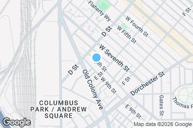 Map image of the property - 135 W 8th St