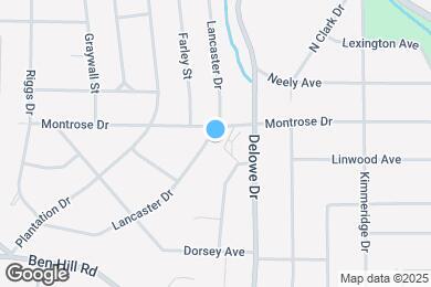 Map image of the property - 2716 Lancaster Dr