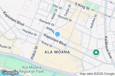 Map image of the property - 1374 Kapi‘olani Blvd