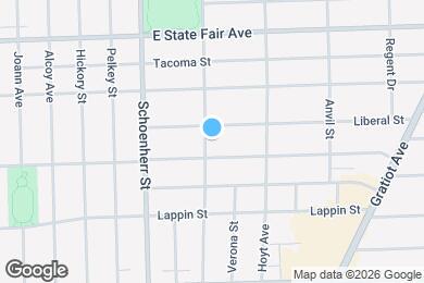 Map image of the property - 19530 Reno St