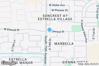 Map image of the property - 7437 W Elwood St