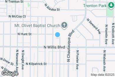 Map image of the property - 8605 N Hurst Ave