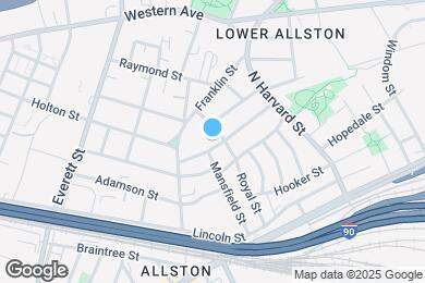 Map image of the property - 71 Easton St