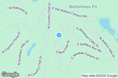 Map image of the property - 2605 N Pinon Ridge Dr