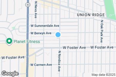 Map image of the property - 7002 W Farragut Ave