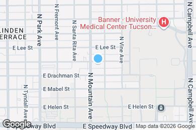Map image of the property - 1320 E Adams St