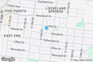 Map image of the property - 1509 Russell St