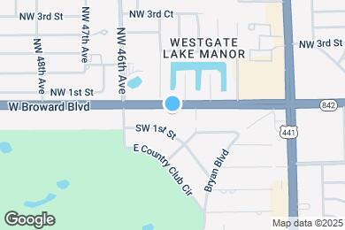 Map image of the property - 4430 W Broward Blvd