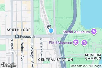 Map image of the property - 1208 S Indiana Ave